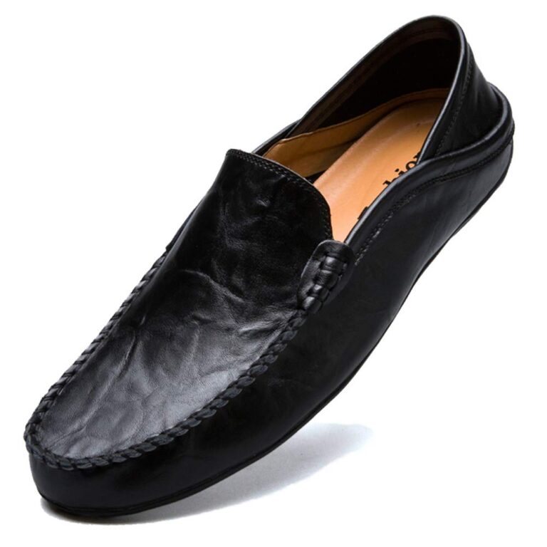 Unitysow Mocassini Uomo in Pelle Slip-On da Guida Estivi