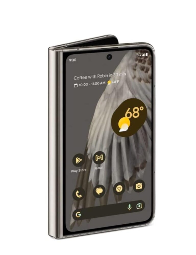 Google Pixel Fold 5G 256GB + 12GB RAM sbloccato di fabbrica, Dual SIM (Nano-SIM + eSIM), display pieghevole smartphone And...