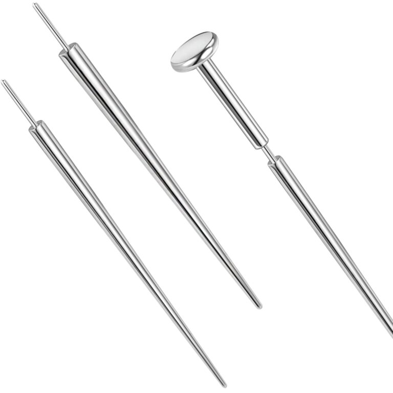 Piercing in titanio ASTM F136 14g 16g 18g per trago elica labbro naso