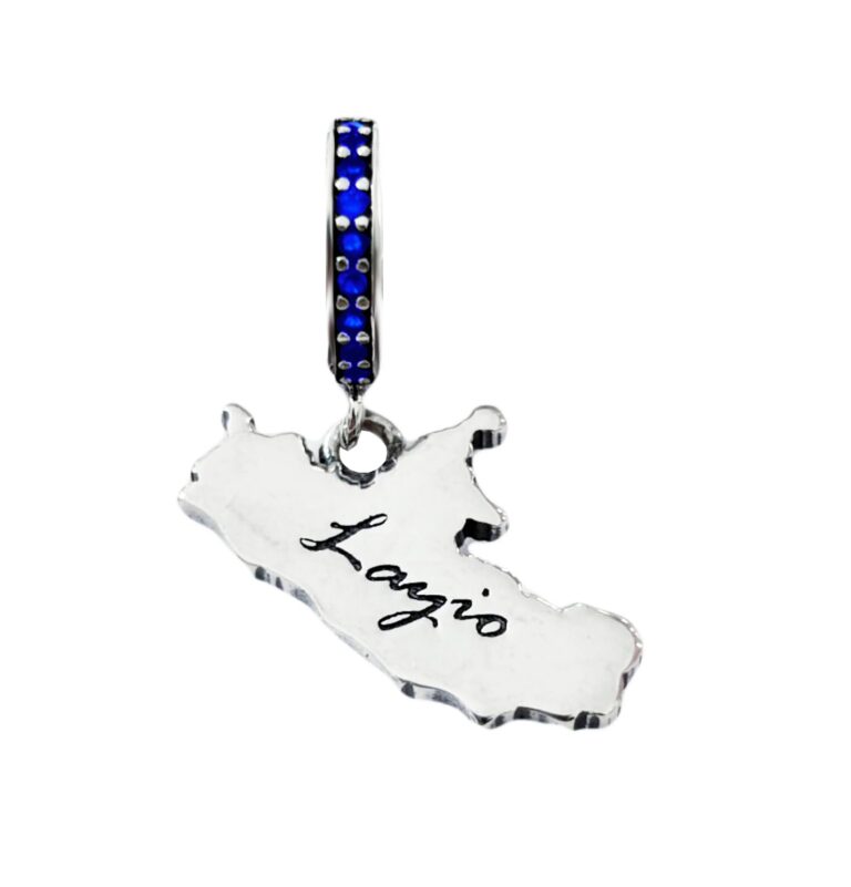 Charm regione Lazio Roma Italia Colosseo Capitale ciondolo pendente in argento 925 - Les Folies p...