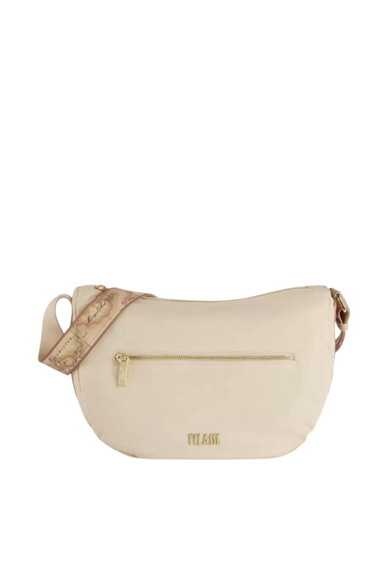alviero martini 1A Classe Borsa a Tracolla Eco Vibe, 32 x 22 x 12 cm, Champagne, Nylon