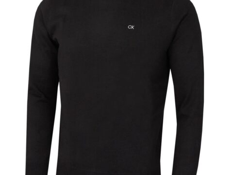 Calvin Klein Maglione da Golf Girocollo Uomo Comfort Durevole