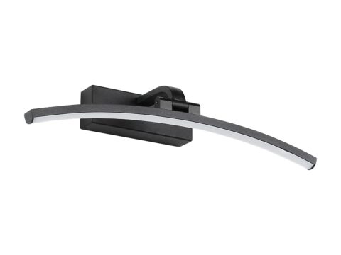 YHTlaeh Lampada Specchio Bagno Nera 10W 4000K IP44, Luce Neutra