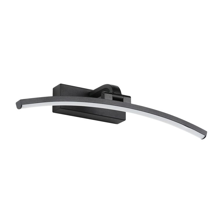 YHTlaeh Lampada Specchio Bagno Nera 10W 4000K IP44, Luce Neutra