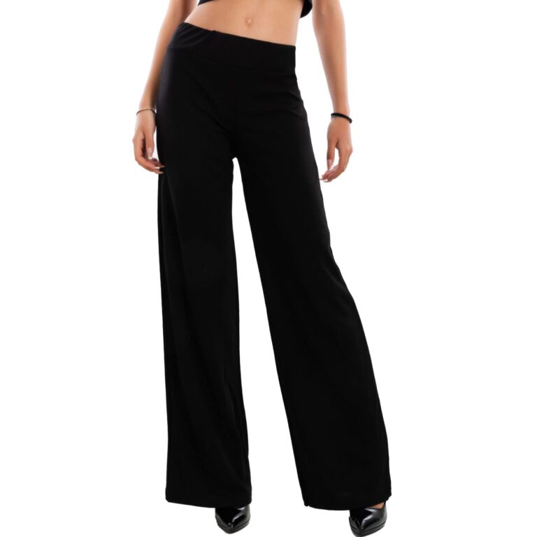 Toocool Pantaloni Donna a Palazzo Basic con Elastico in Vita