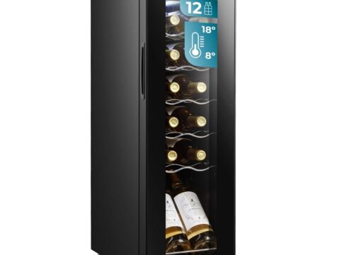 Cecotec Bolero GrandSommelier 1250 CoolCrystal Cantinetta 12 Bottiglie