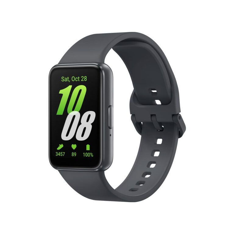 Samsung Galaxy Fit3 fitness band, batteria a lunga durata, rilevamento cadute/SOS, barometro, IP68, monitoraggio sonno, ol...