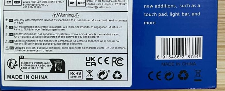 Shiptree Controller Wireless PS4 con Batteria 600 mAh