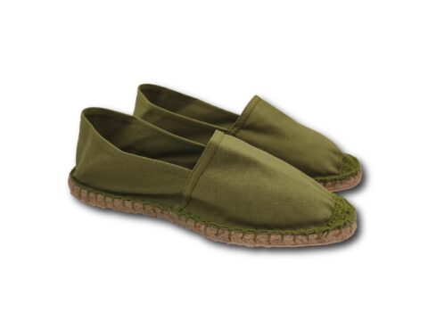 Espadrillas Unisex in Tela Slip On con Fondo in Gomma