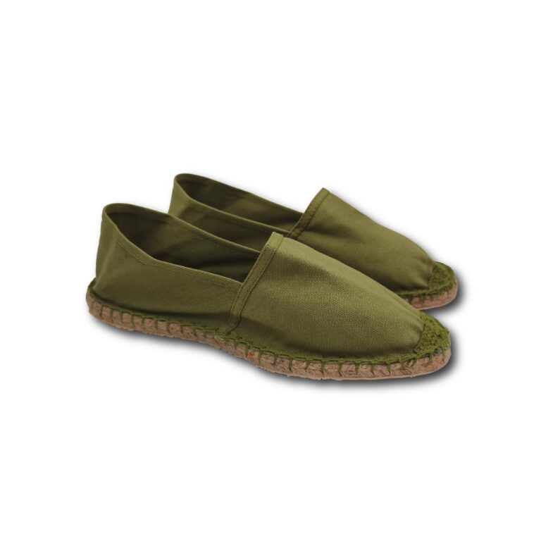 Espadrillas Unisex in Tela Slip On con Fondo in Gomma
