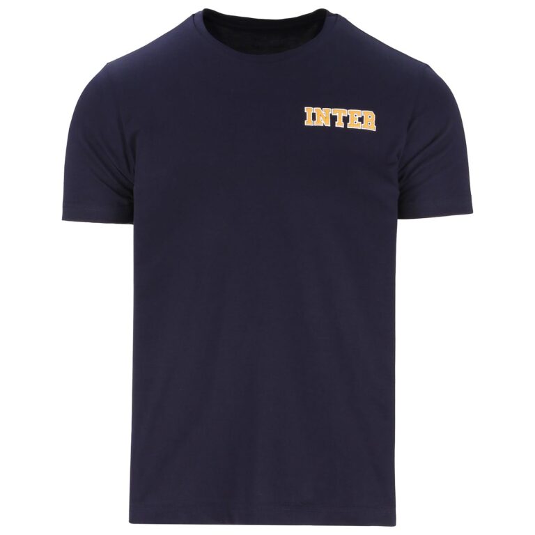 Inter Inter Internazionale College Blue T-Shirt - M Prodotto Ufficiale Uomo (Pacco da 1)