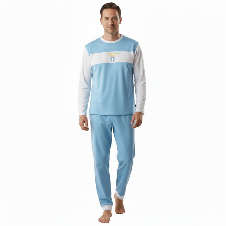 Only4fan SS Lazio Pigiama Manica Lunga Adulto Set di Pigiama Unisex - Adulto
