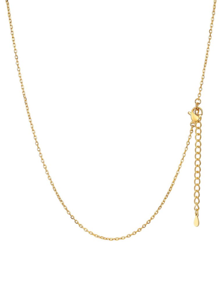 FaithHeart Catenina Donna Argento o Oro Sottile per Ciondolo, 40-60 cm