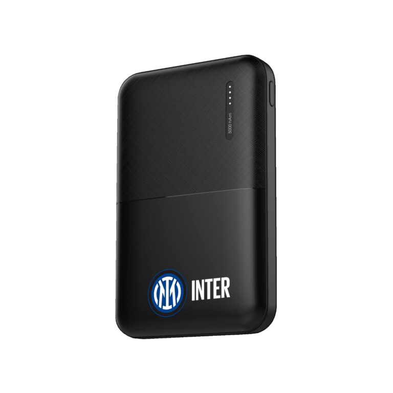 Inter Power Bank 5000mAh, Sottile & Compatto Caricabatterie Portatile Carica Rapida Batteria Esterna Powerbank per iPhone ...