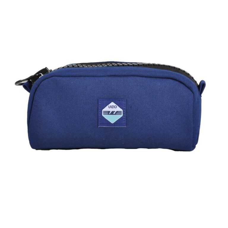 Pochette Canvas grande con zip grande 80% PL 20% CO - S.S.LAZIO 173430