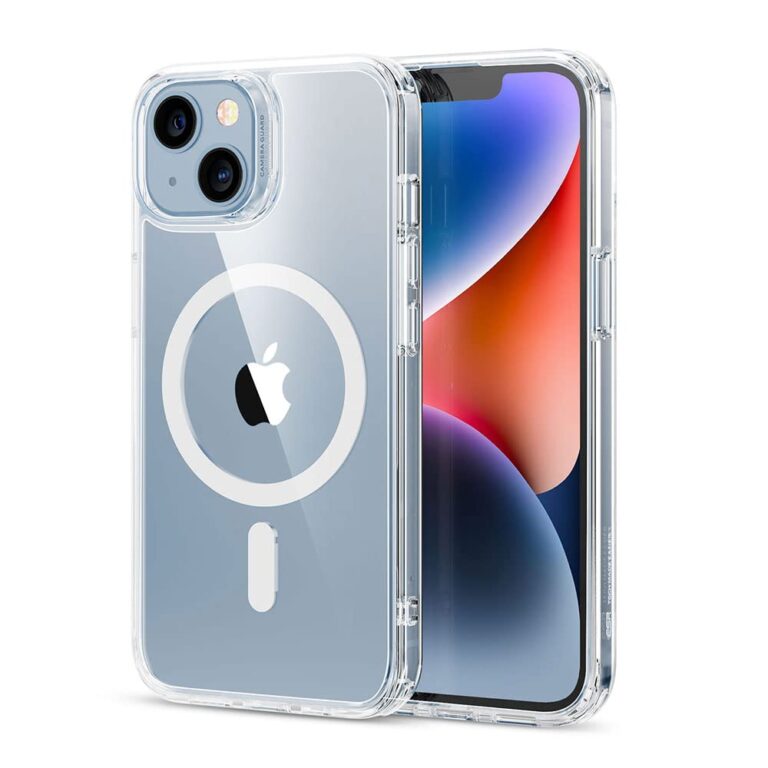 ESR Cover Magnetica Trasparente per iPhone 13 e 14 compatibile MagSafe