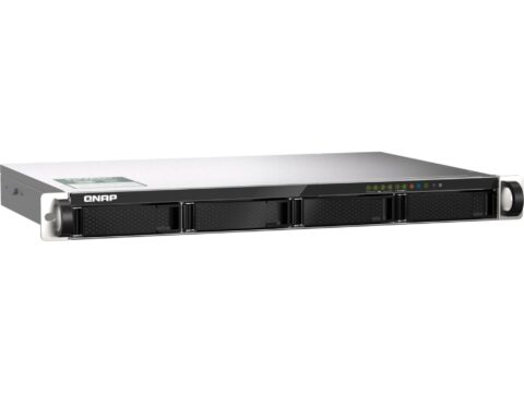 QNAP TS-435XeU NAS 4 bay rackmount 1U short depth con 10GbE