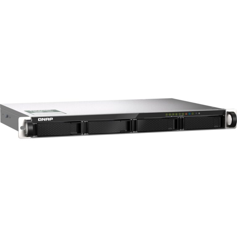 QNAP TS-435XeU NAS 4 bay rackmount 1U short depth con 10GbE