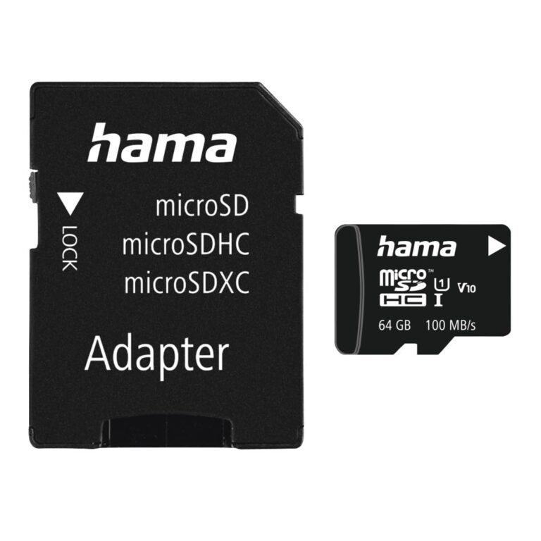Hama microSDXC 64 GB Class 10 UHS-I per smartphone e tablet