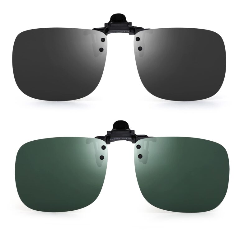 JM Clip-on occhiali da sole polarizzati flip-up senza montatura