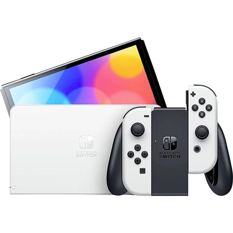 Nintendo Switch OLED bianca, schermo 7" 64GB