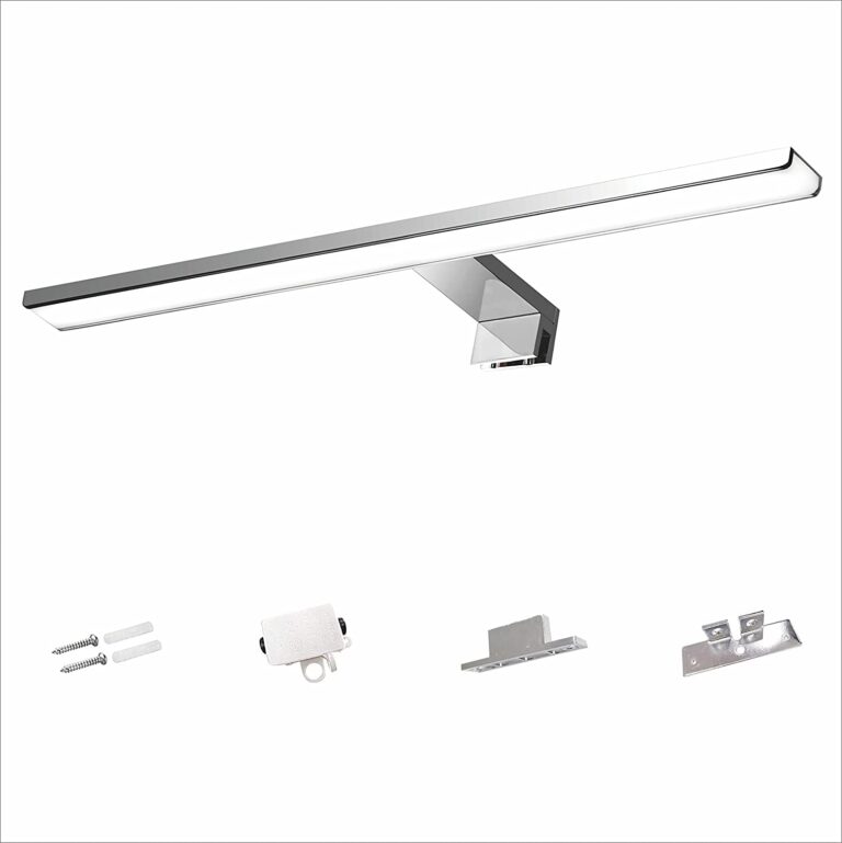 YIQAN Luce Specchio Bagno LED 30 cm 7W IP44 Alluminio 3-in-1