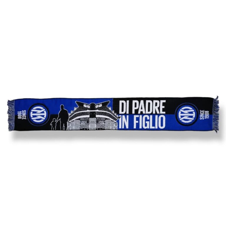 Inter Sciarpa Jacquard Nuovo Logo – Tifosi Adulti