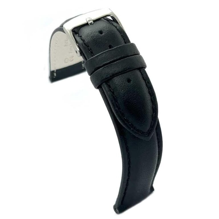 Diloy Cinturino in Pelle Bovina Classico con Fibbia in Acciaio