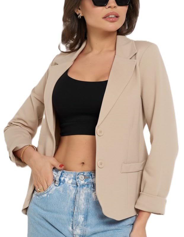 Ballandoro Blazer Donna Corto Elegante - Giacca Cerimonia Made in Italy