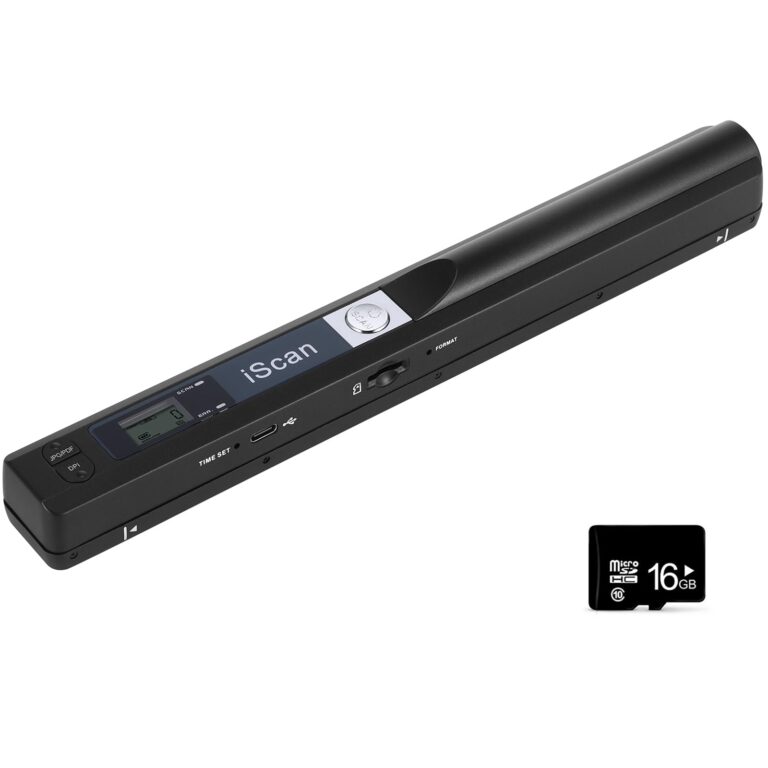 AOZBZ scanner portatile USB 900 DPI con scheda da 16 GB