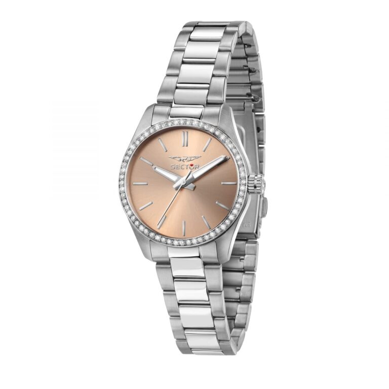 Sector 270 orologio donna in acciaio con cristalli
