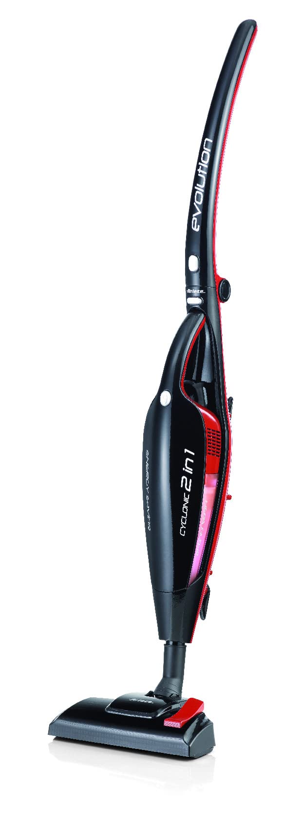 Ariete 2764 Evo 2 in 1 - Scopa Elettrica con filo - Aspirapolvere e Aspirabriciole - Tecnologia ciclonica senza sacco - Fi...