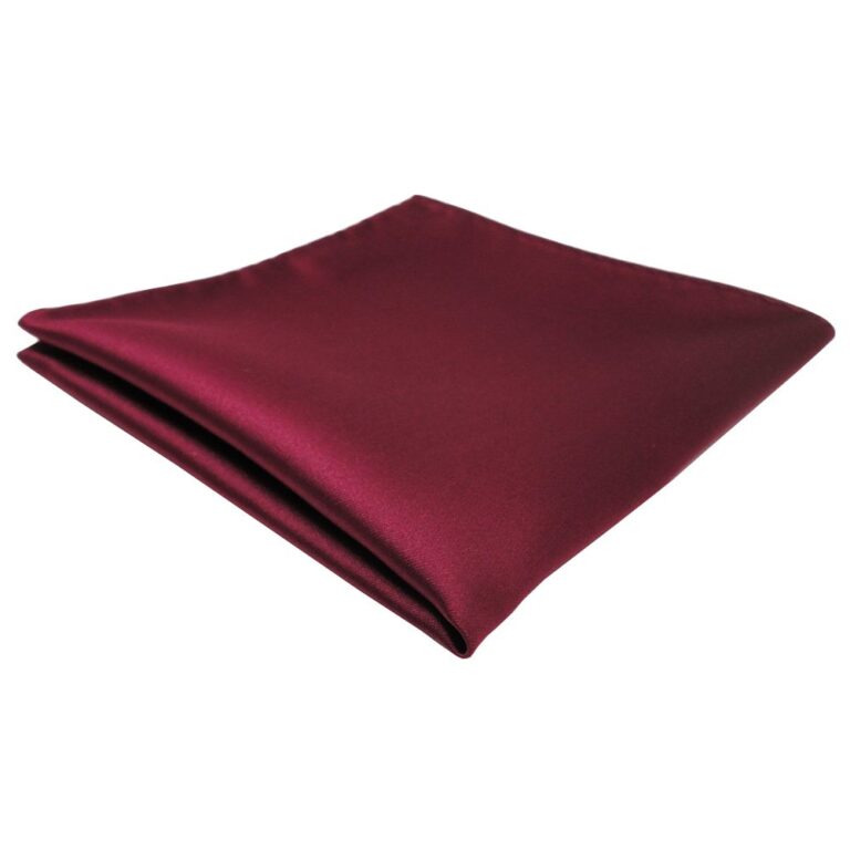 TigerTie Fazzoletto da Taschino Tinta Unita 30x30 cm Pochette Elegante