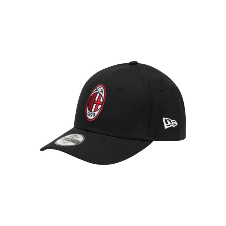 A.C. Milan - Cappello New Era, Cappellino da Baseball Unisex, Berretto con Diversi Stili e Loghi, Prodotto Ufficiale