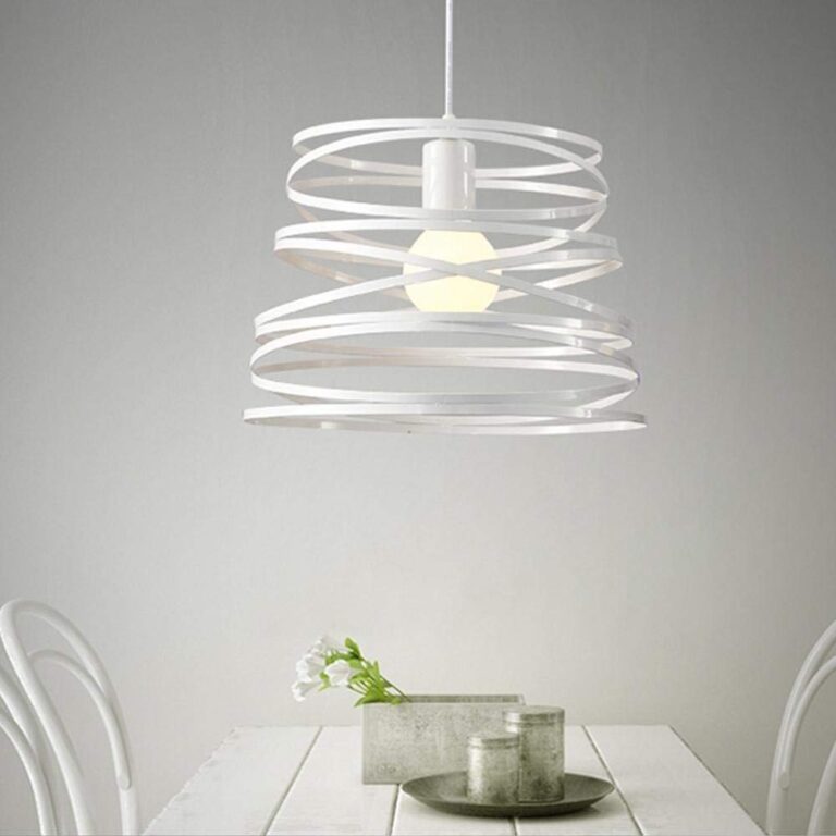 Universo Lampadario moderno a sospensione a fasce intrecciate, in ferro verniciato finish opaco - Attacco 1xE27, Potenza m...