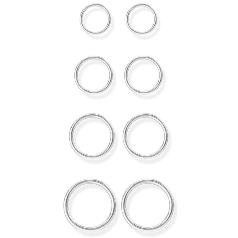 COYUN Set 8 pezzi piercing in titanio ipoallergenico naso, septum e cartilagine