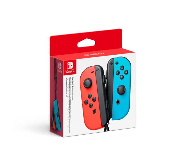 Set 2 Joy-Con per Nintendo Switch, Rosso e Blu