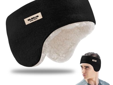 BSITSSS Paraorecchie Elastico Unisex Nero – Scaldaorecchie Invernale