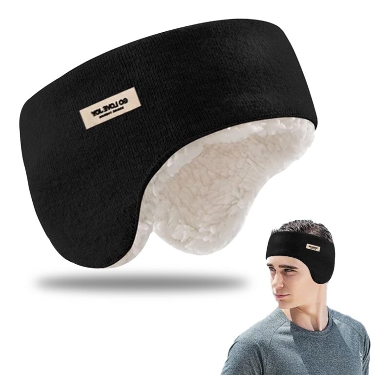 BSITSSS Paraorecchie Elastico Unisex Nero – Scaldaorecchie Invernale