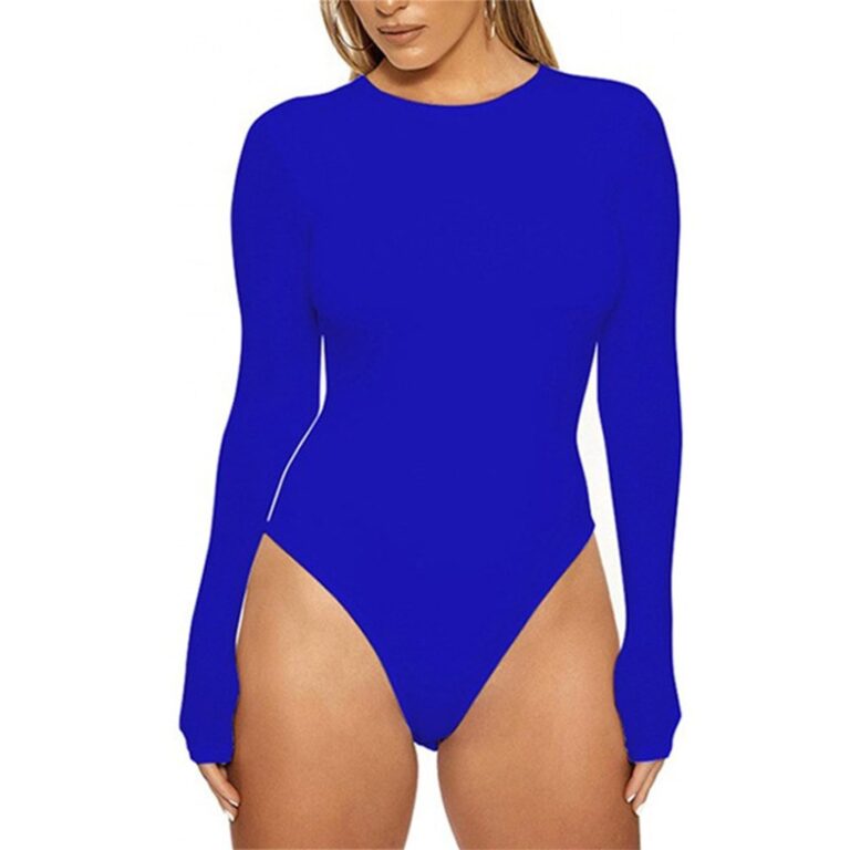 Gellmall body donna a maniche lunghe elastico slim fit sportivo
