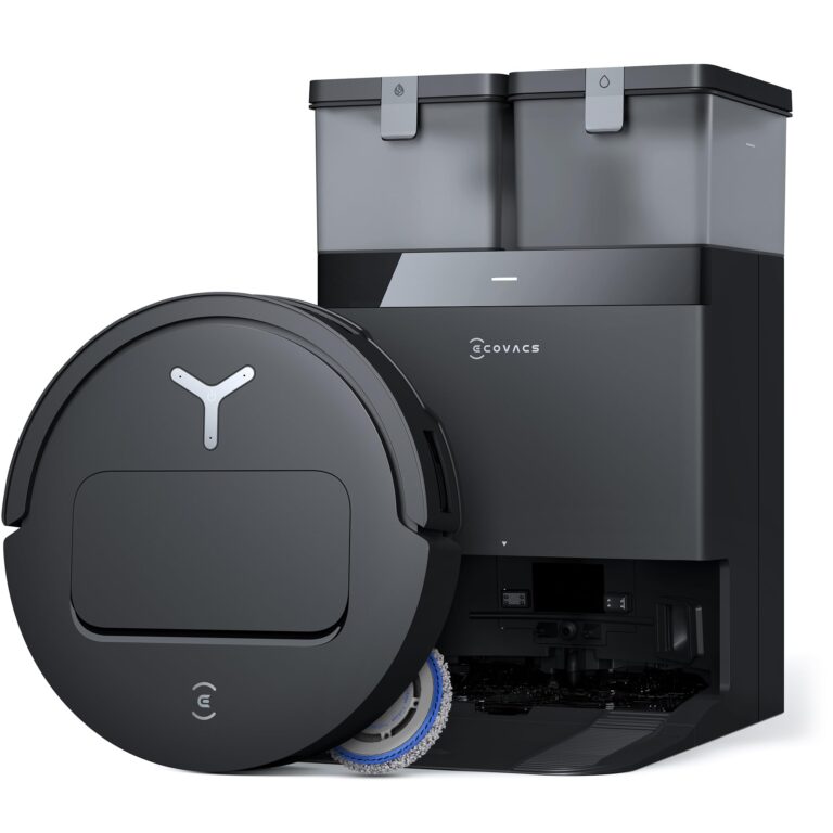 ECOVACS DEEBOT T50 OMNI Gen2 Robot Aspirapolvere Lavapavimenti, (Migliorato da T30 PRO), 21000 Pa, Spazzola Laterale Esten...