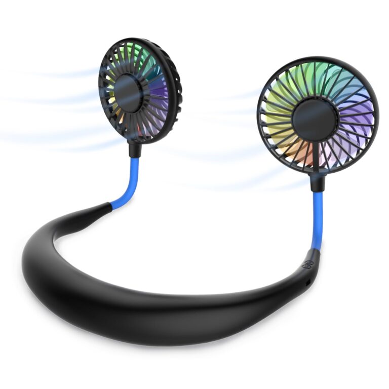 Mini ventilatore da collo portatile ricaricabile USB