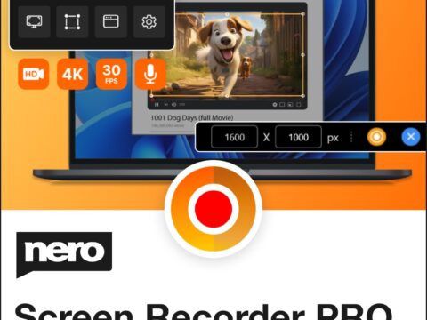 Nero Screen Recorder PRO 365 – Registrazione 4K/60FPS con AI