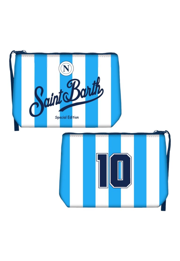 MC2 Saint Barth Pochette in gomma stampa Napoli Dieci