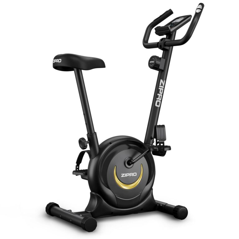 ZIPRO Cyclette da Casa con 8 Livelli di Resistenza Magnetica, Supporto per Smartphone, Schermo LCD, Sella Regolabile, Cycl...