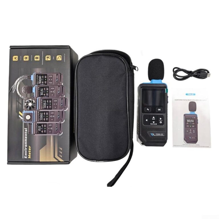 Decibel Meter FDM-02 con schermo TFT 2 pollici e temperatura/umidita