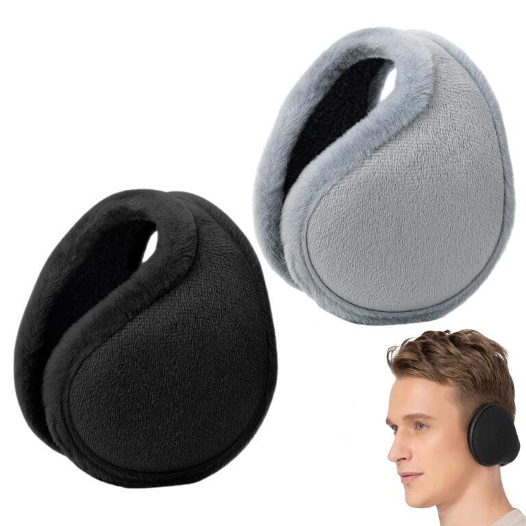 YAZWUR Paraorecchie Antivento per Casco da Bici (2 Paia)