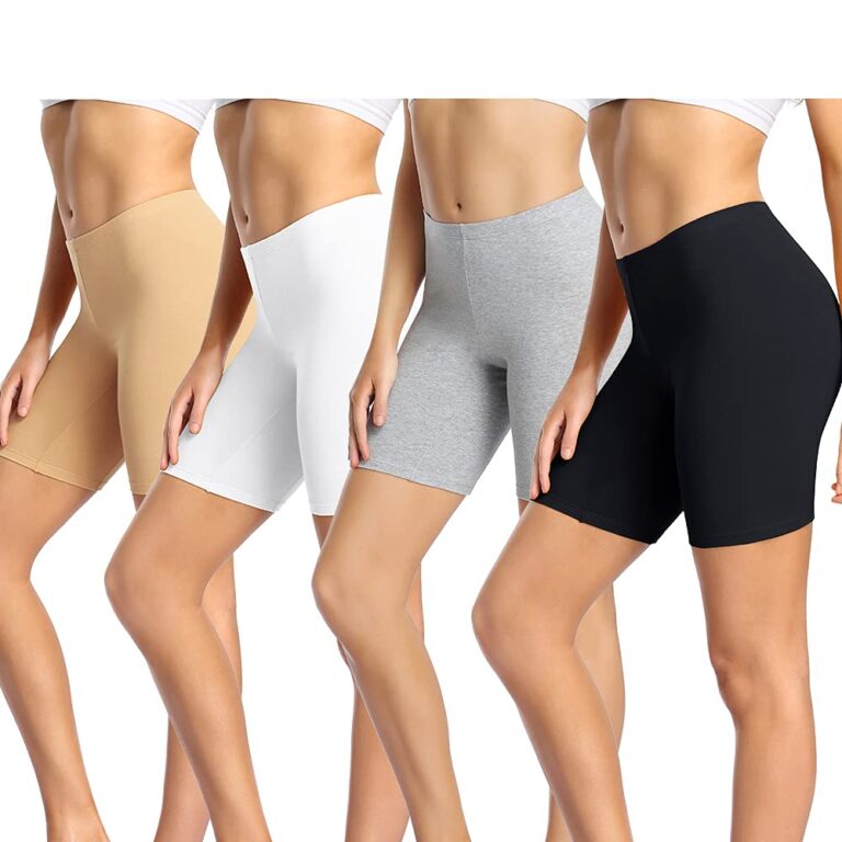 wirarpa Pantaloncini Sottogonna Donna in Cotone, Pacco da 4