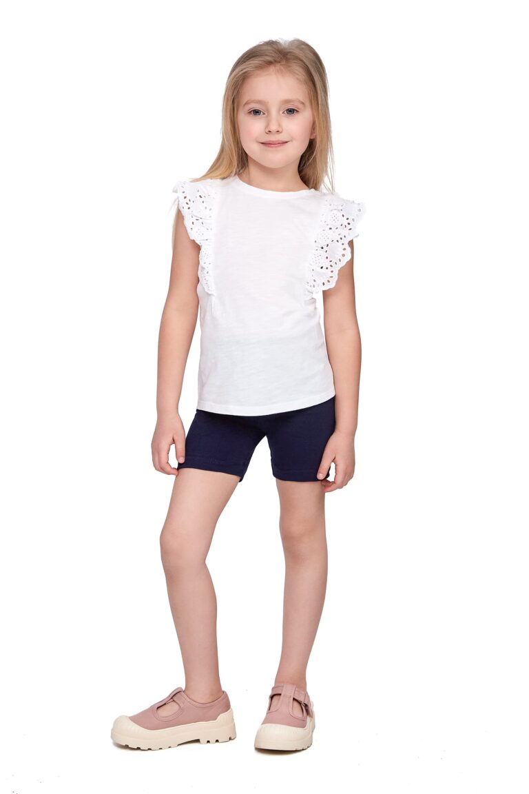 SOFTSAIL Leggings Ciclismo Bambina in Cotone Sportivo per Danza e Ginnastica