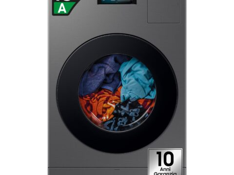 Samsung Bespoke AI Laundry Combo 18+11 kg con Pompa di Calore e Wi-Fi
